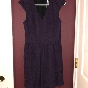 Long purple dress